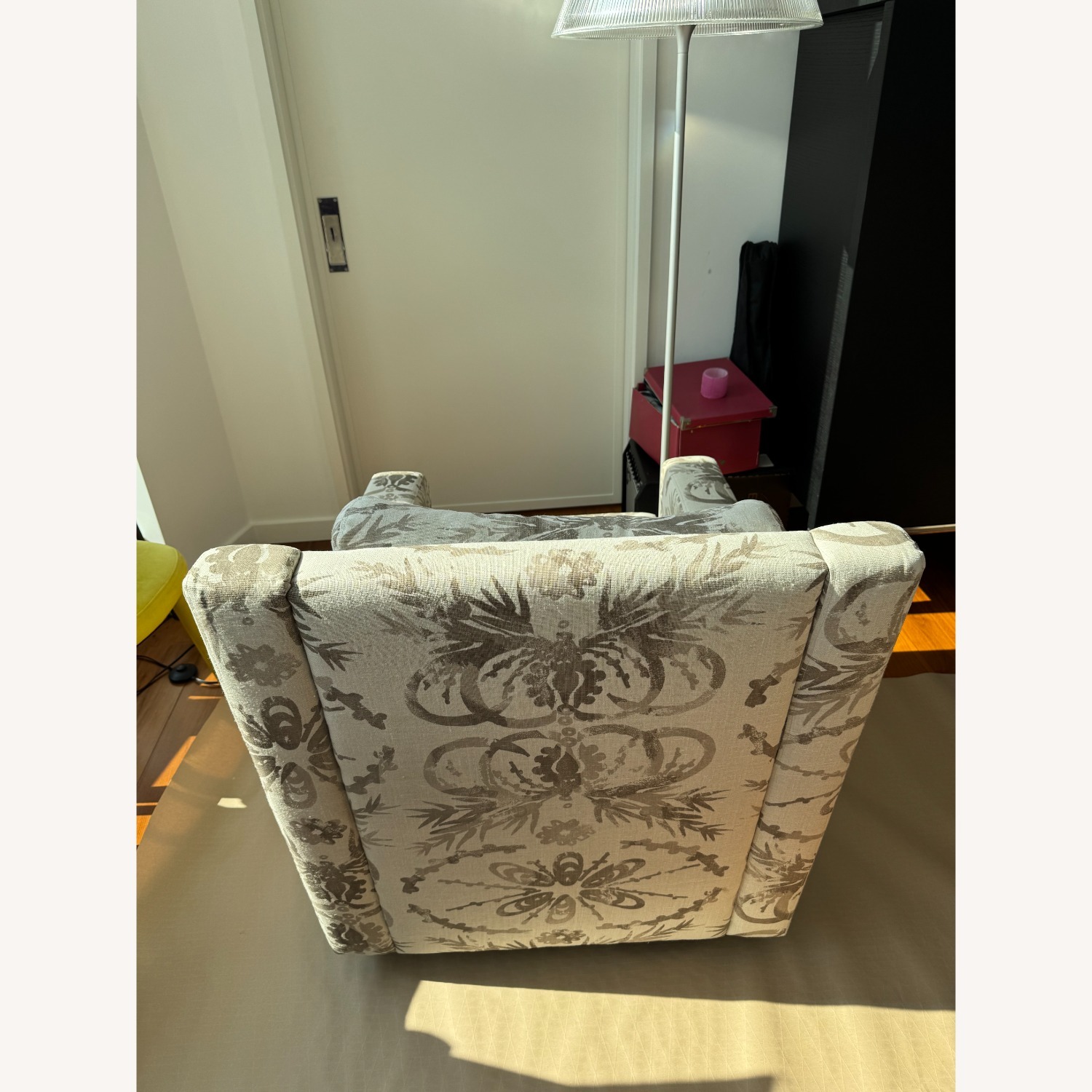 White Armchair + Ottoman  - image-3