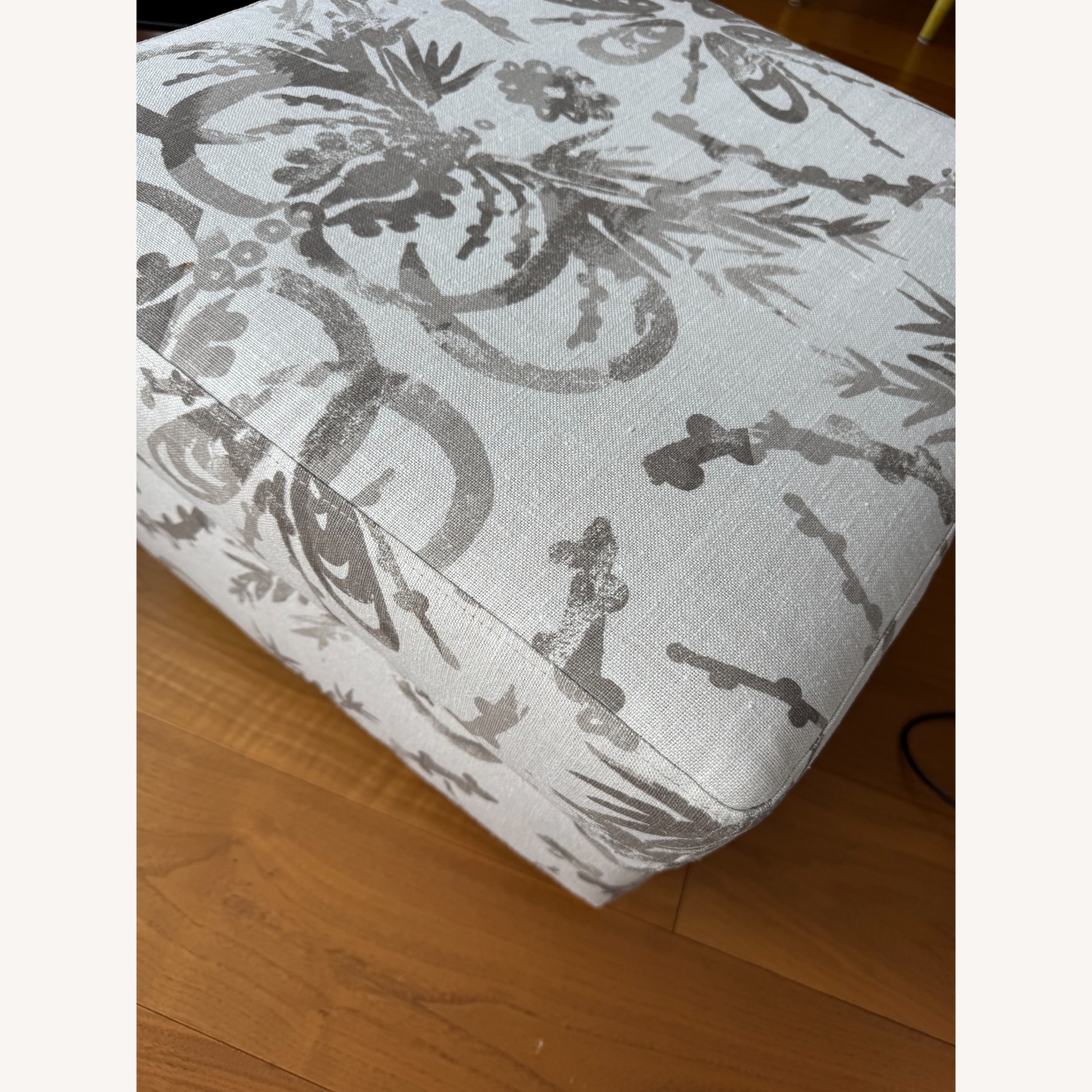 White Armchair + Ottoman  - image-5