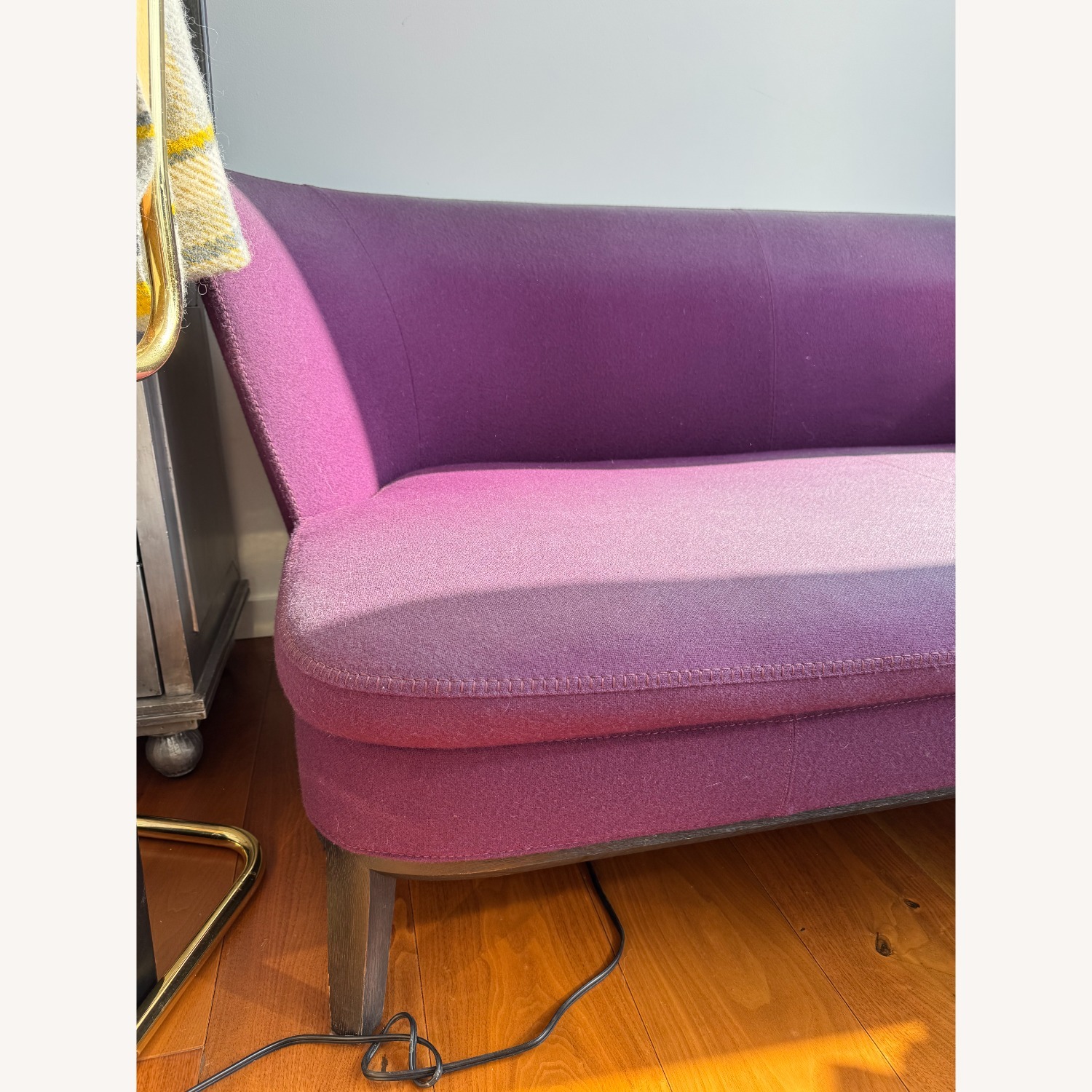 Purple 2 Seater Sofa - image-3