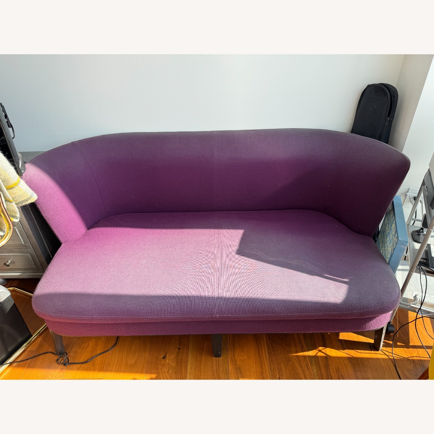 Purple 2 Seater Sofa - image-1