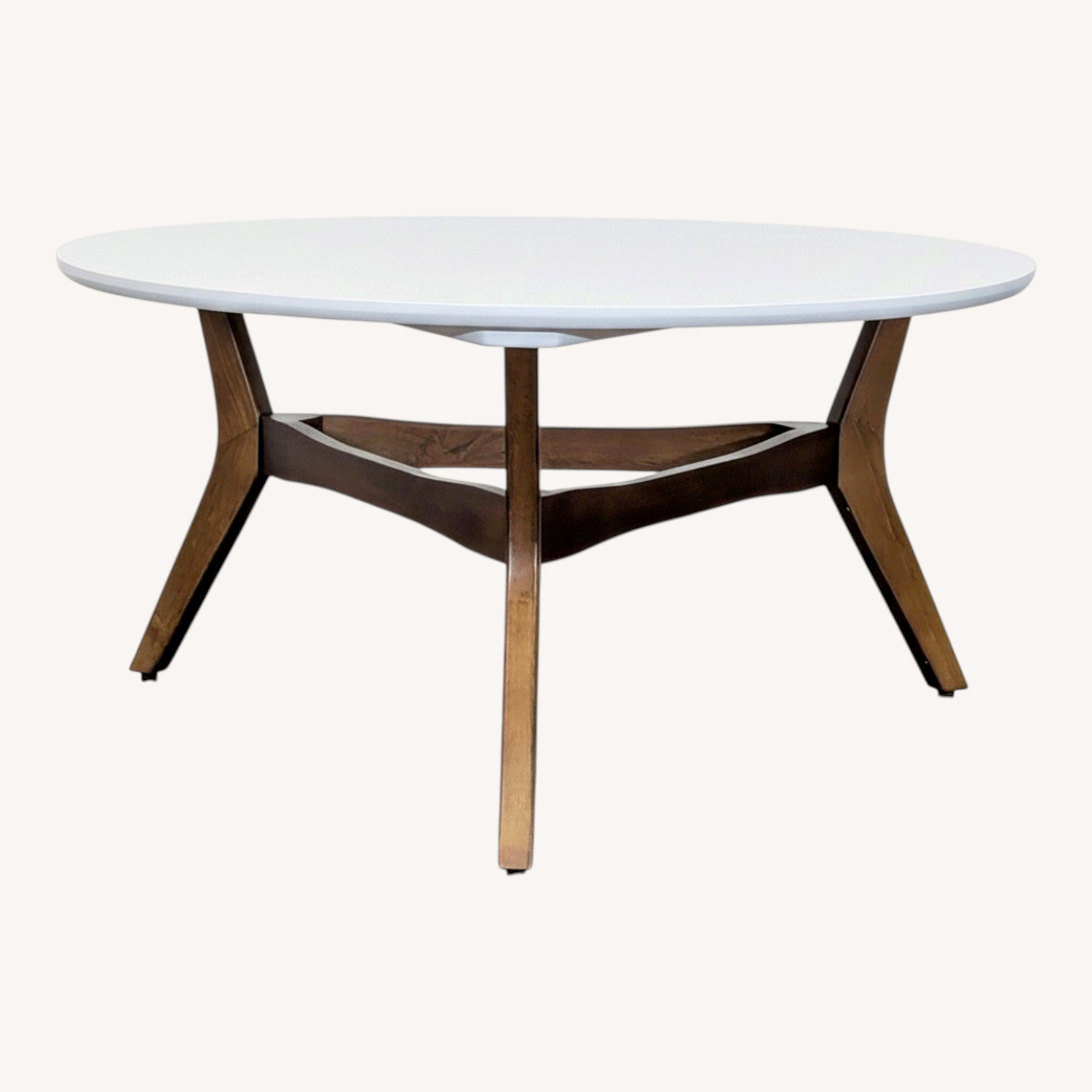 Wood Base Coffee Table - image-0