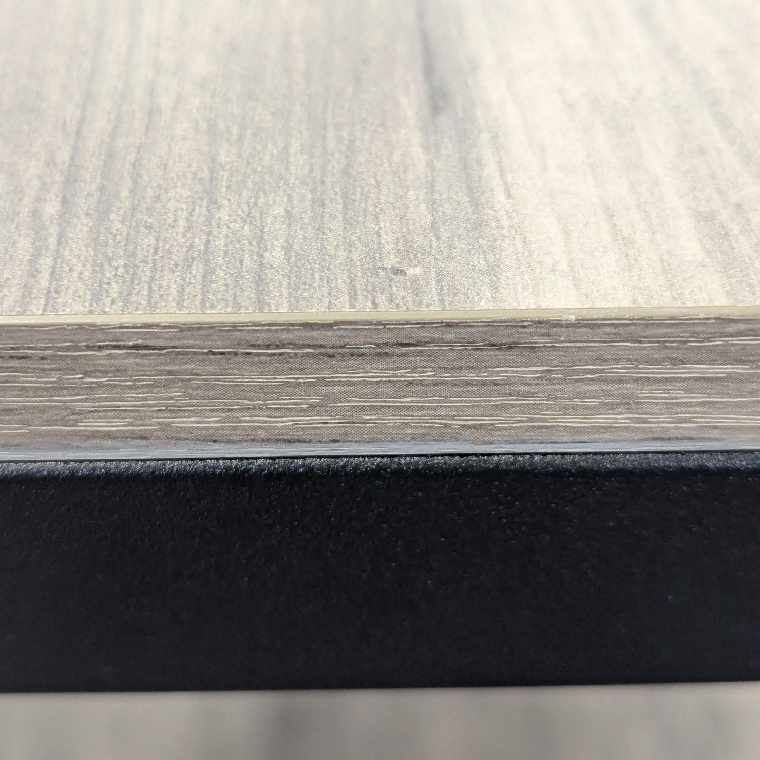 Walker Edison Barnwood Angle Iron Rustic Wood Table - image-7