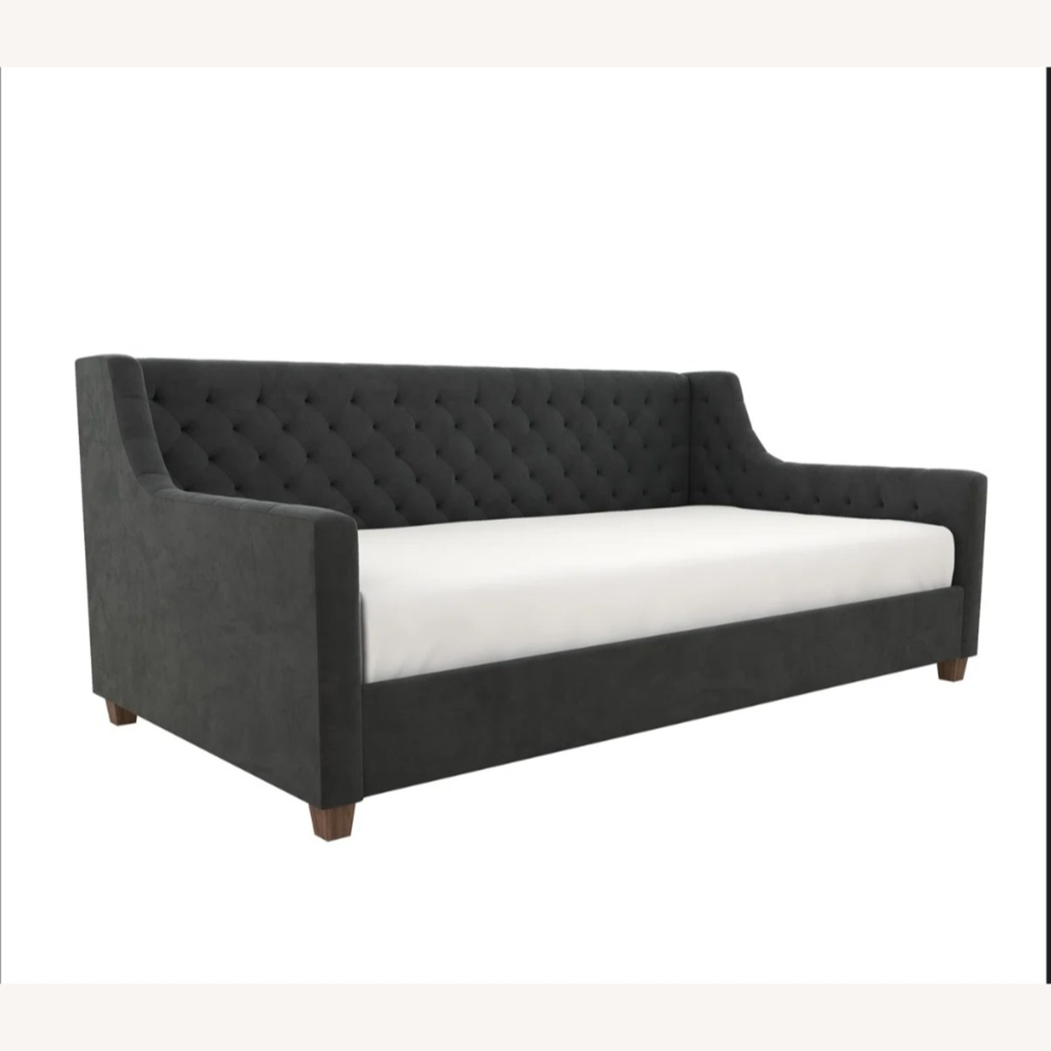 Wayfair Lenvil Canora Dark Gray Fabric Daybed - image-9
