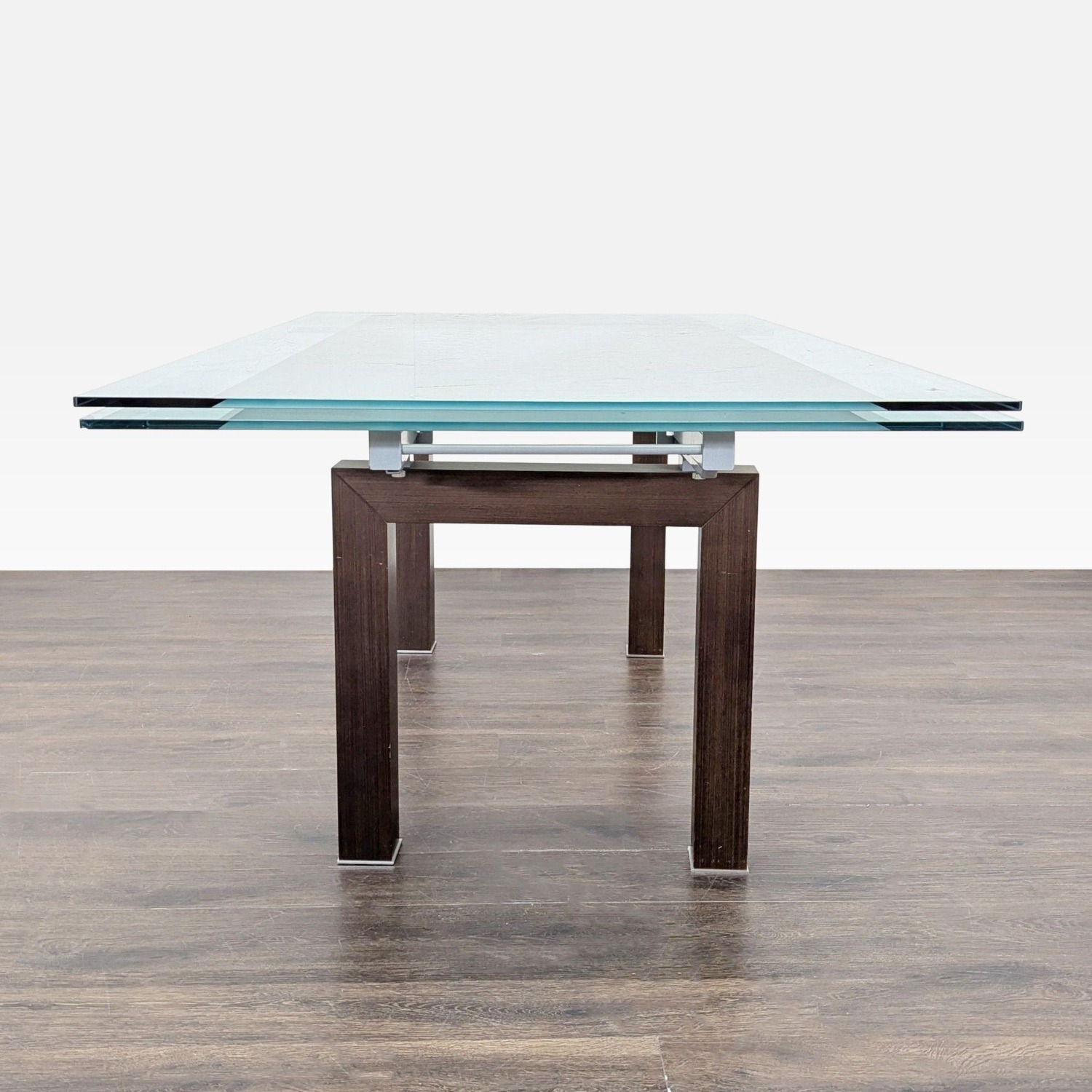 Glass Top Expandable Dining Table - image-5