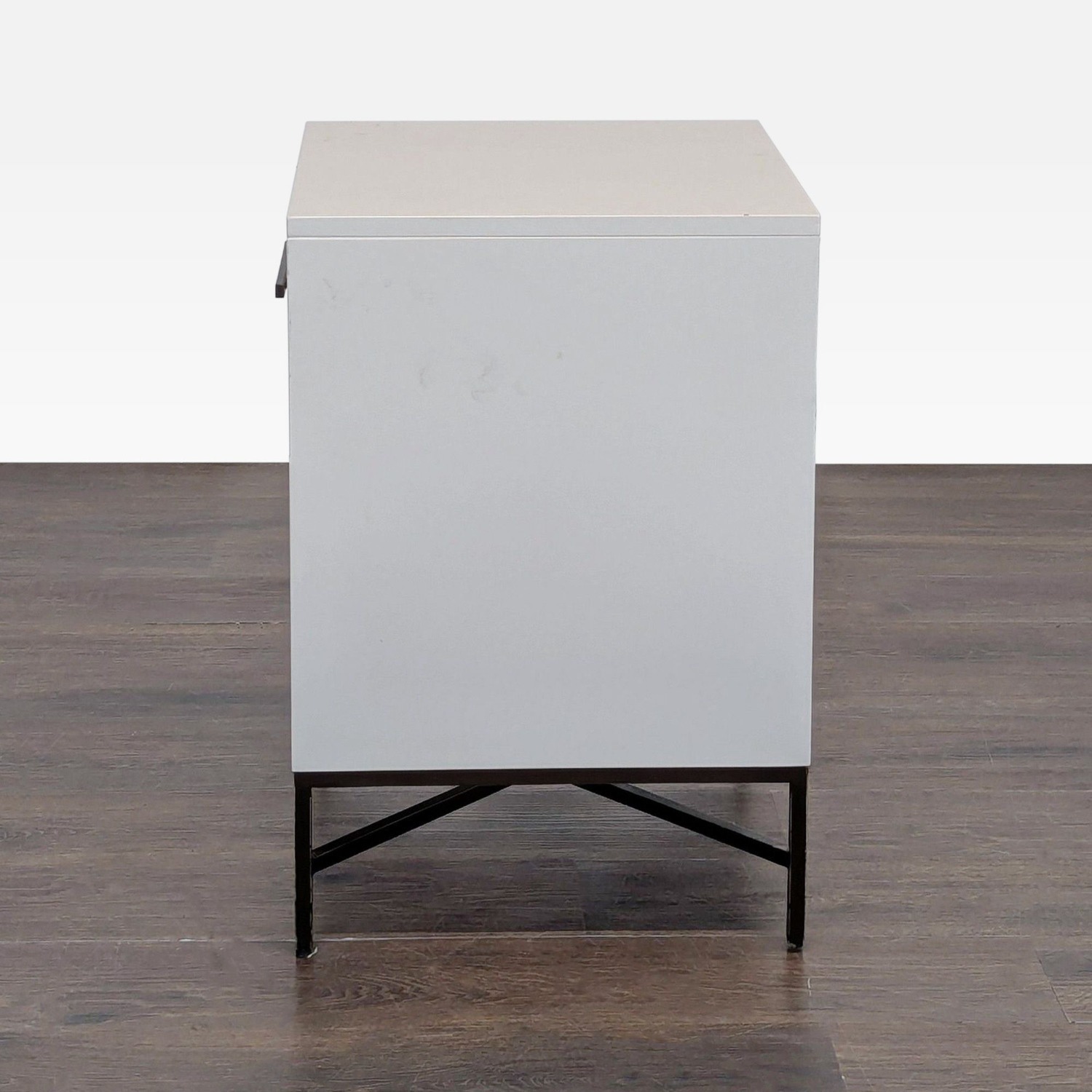 West Elm Wood Tiled Nightstand - image-5