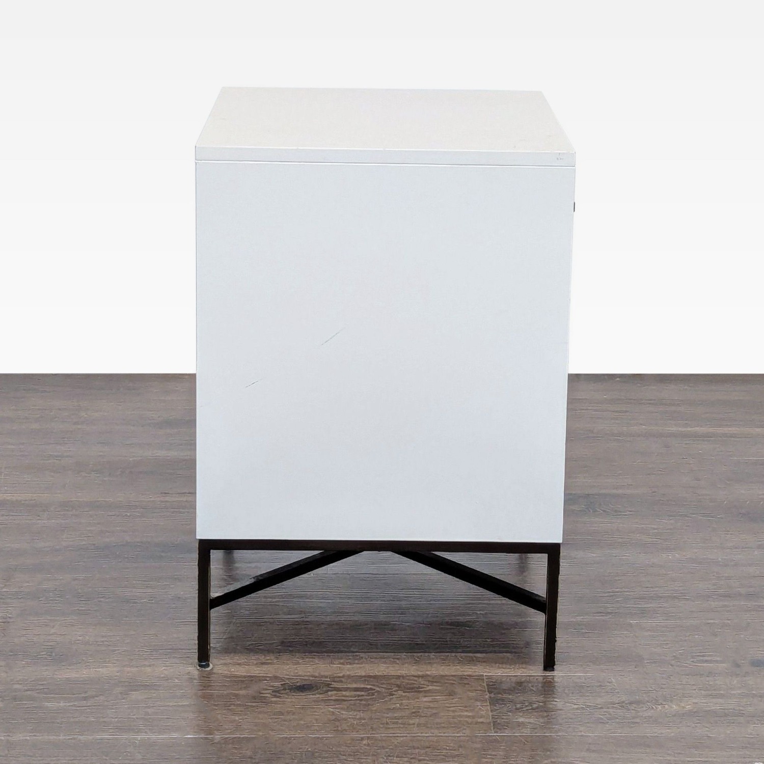 West Elm Wood Tiled Nightstand - image-3