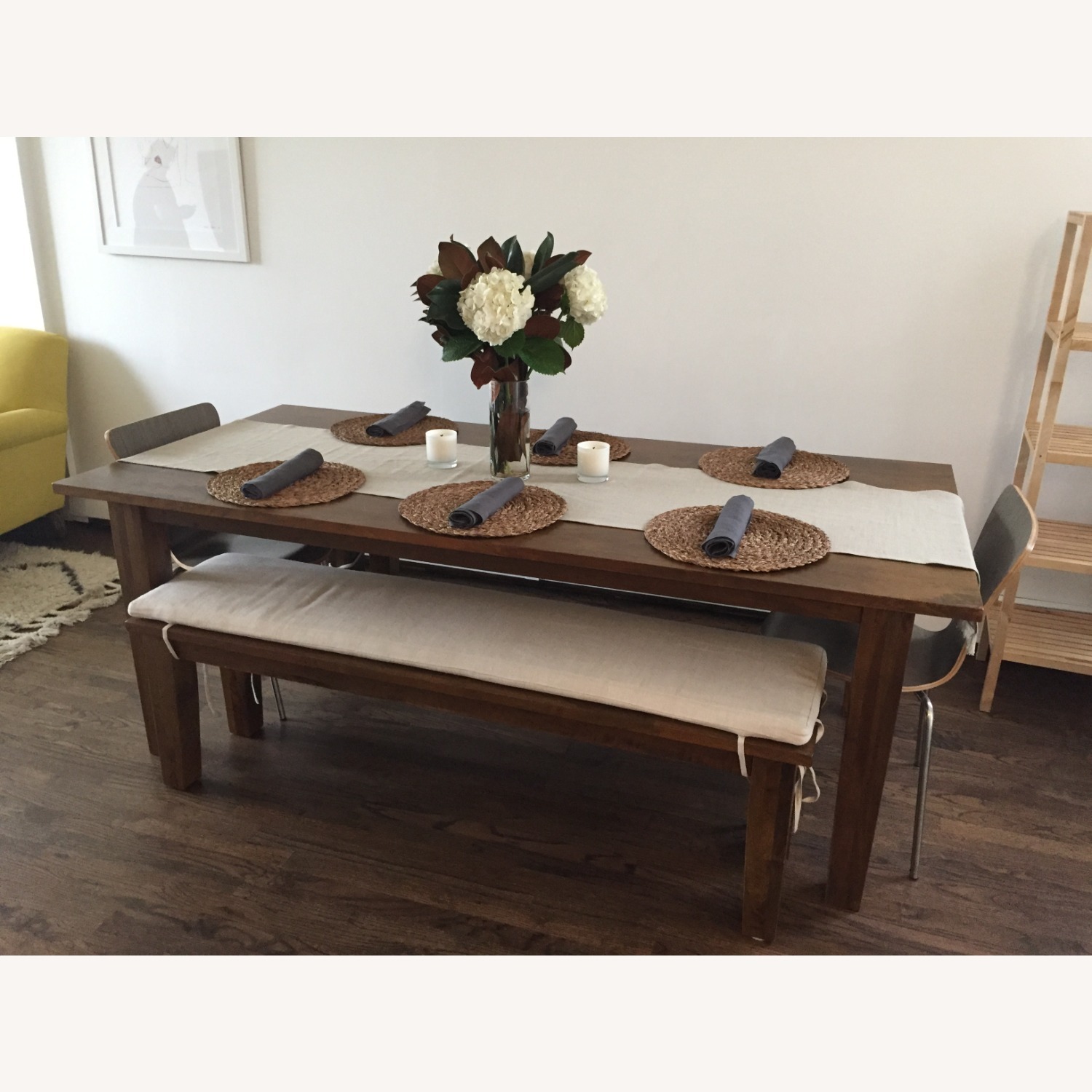 Crate & Barrel Basque Dining Table - image-2