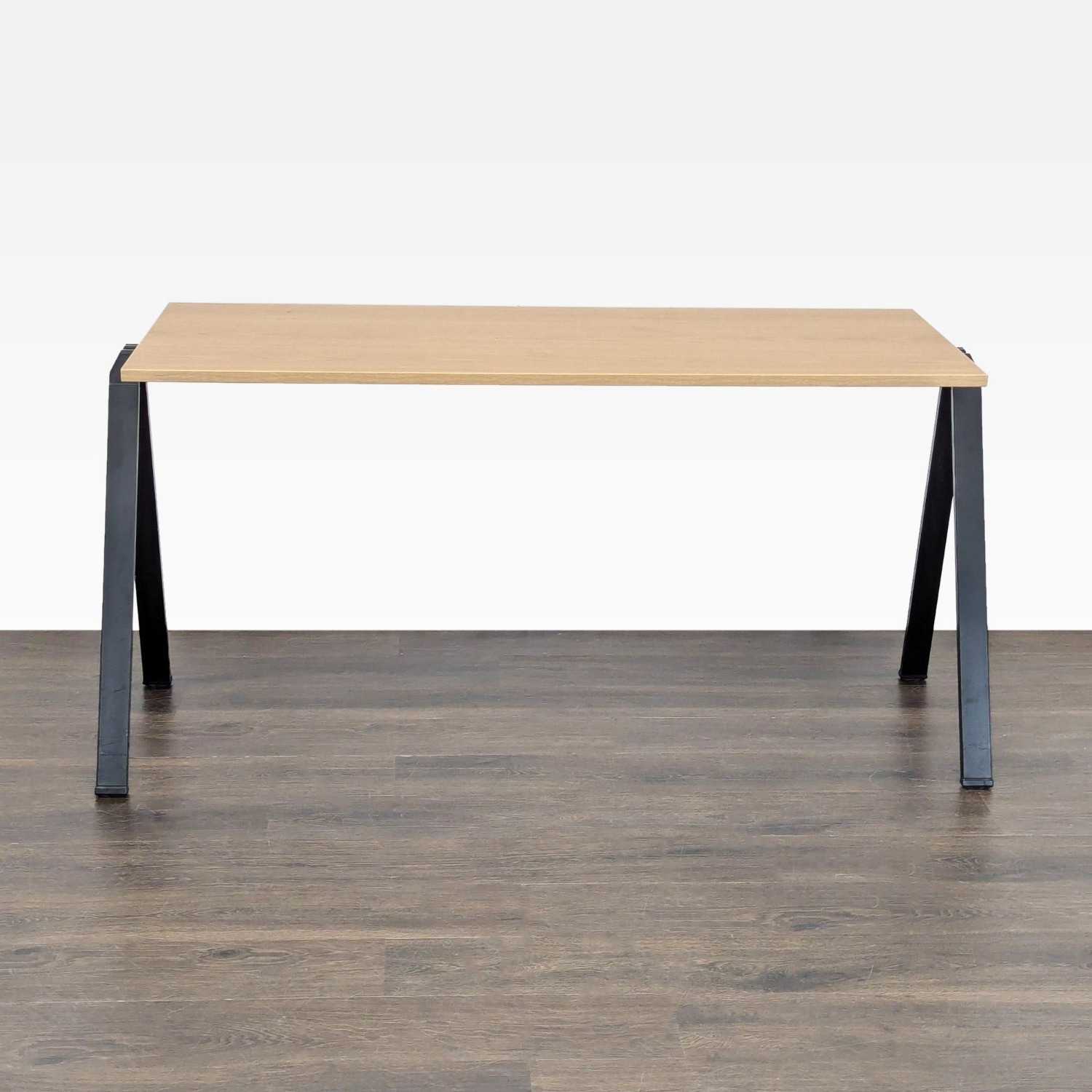 Bernhardt Yuno Modern Minimalist Wood Laminate Desk - image-1