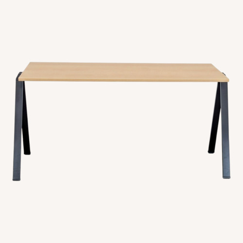 Used Bernhardt Yuno Modern Minimalist Wood Laminate Desk for sale on AptDeco