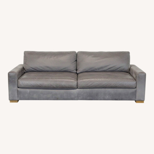 Used Restoration Hardware Maxwell 3-Seat Modern Leather Sofa for sale on AptDeco