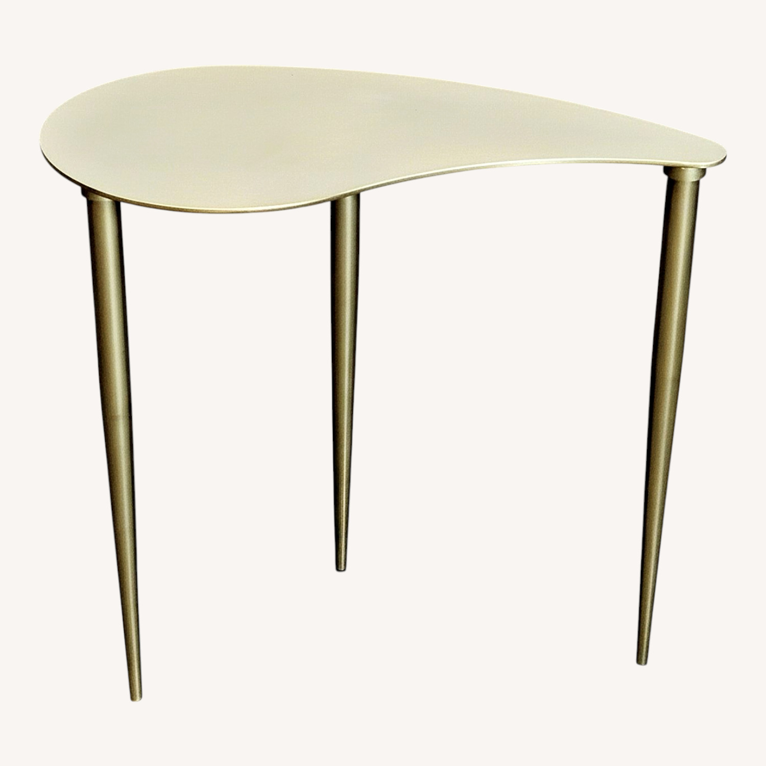Metal Organic Shape Accent Table - image-0