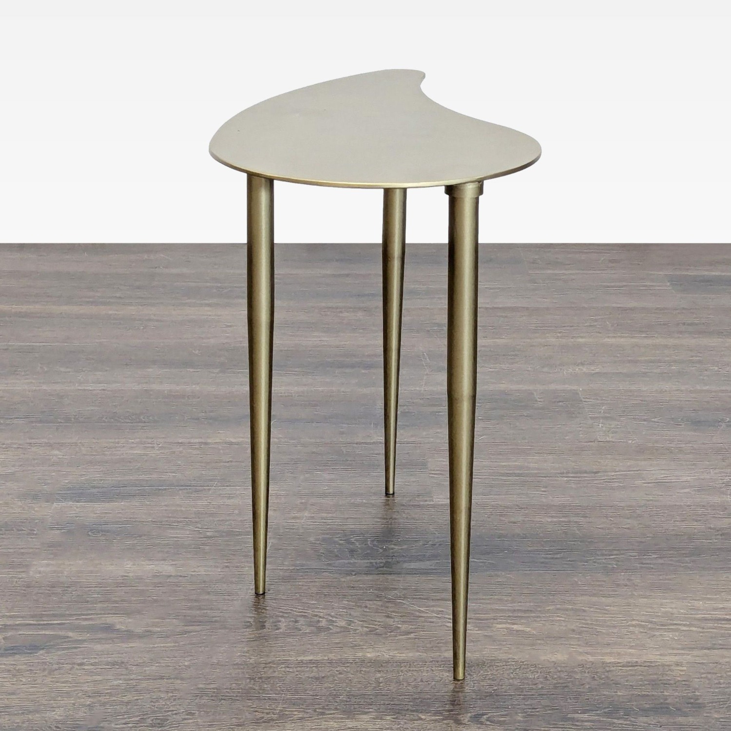Metal Organic Shape Accent Table - image-1