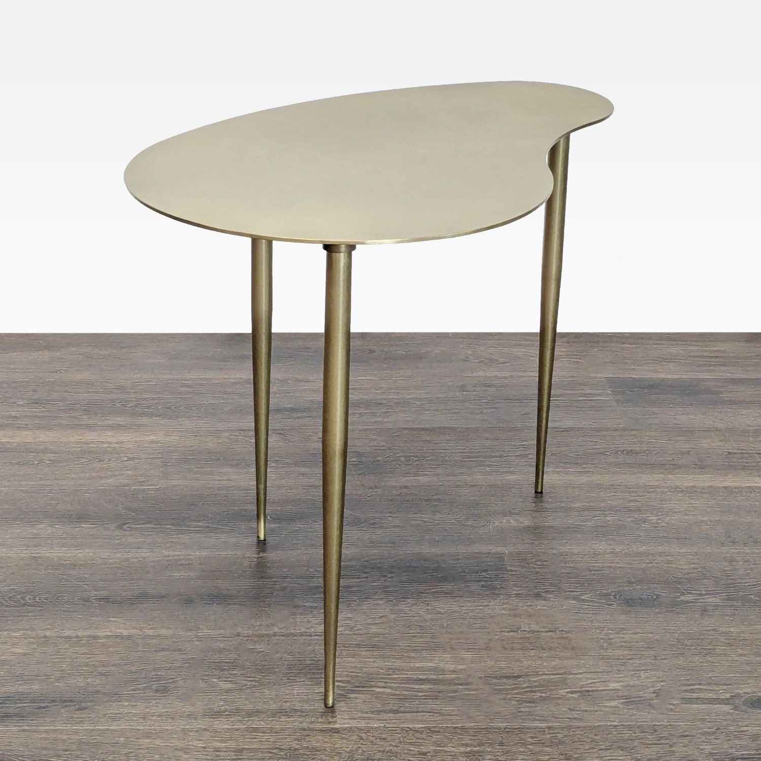 Metal Organic Shape Accent Table	 - image-2