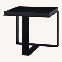 Black Wood Side Tables