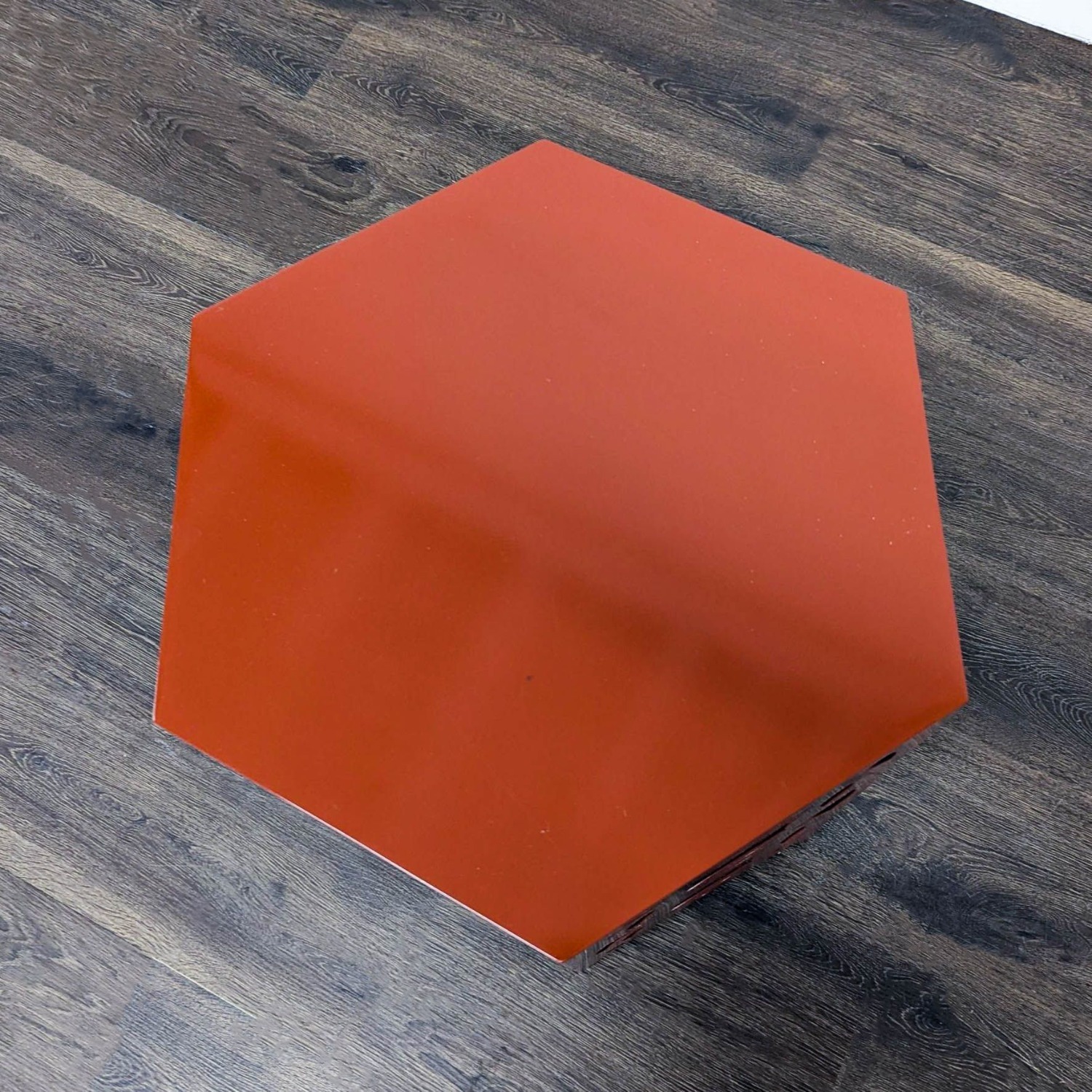 Metal Hexagonal Accent Table - image-4