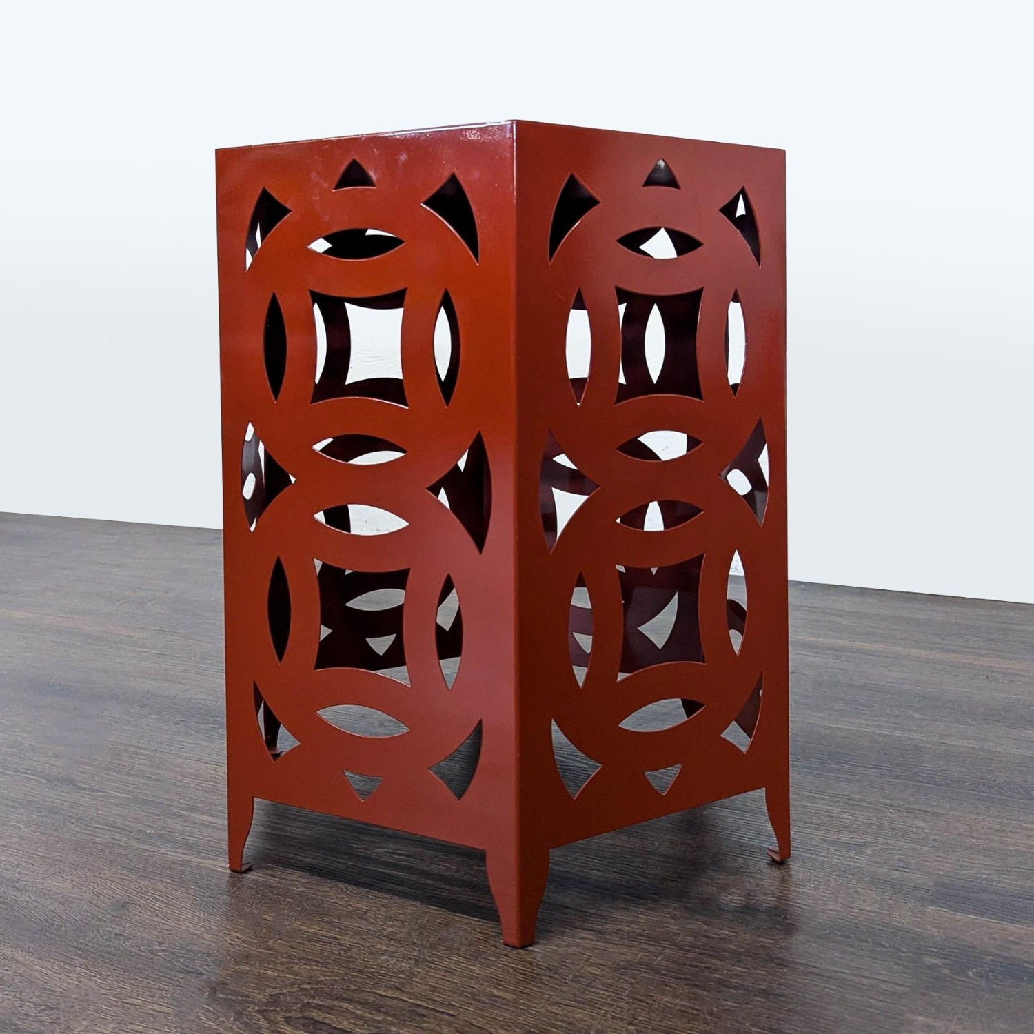 Metal Hexagonal Accent Table - image-3