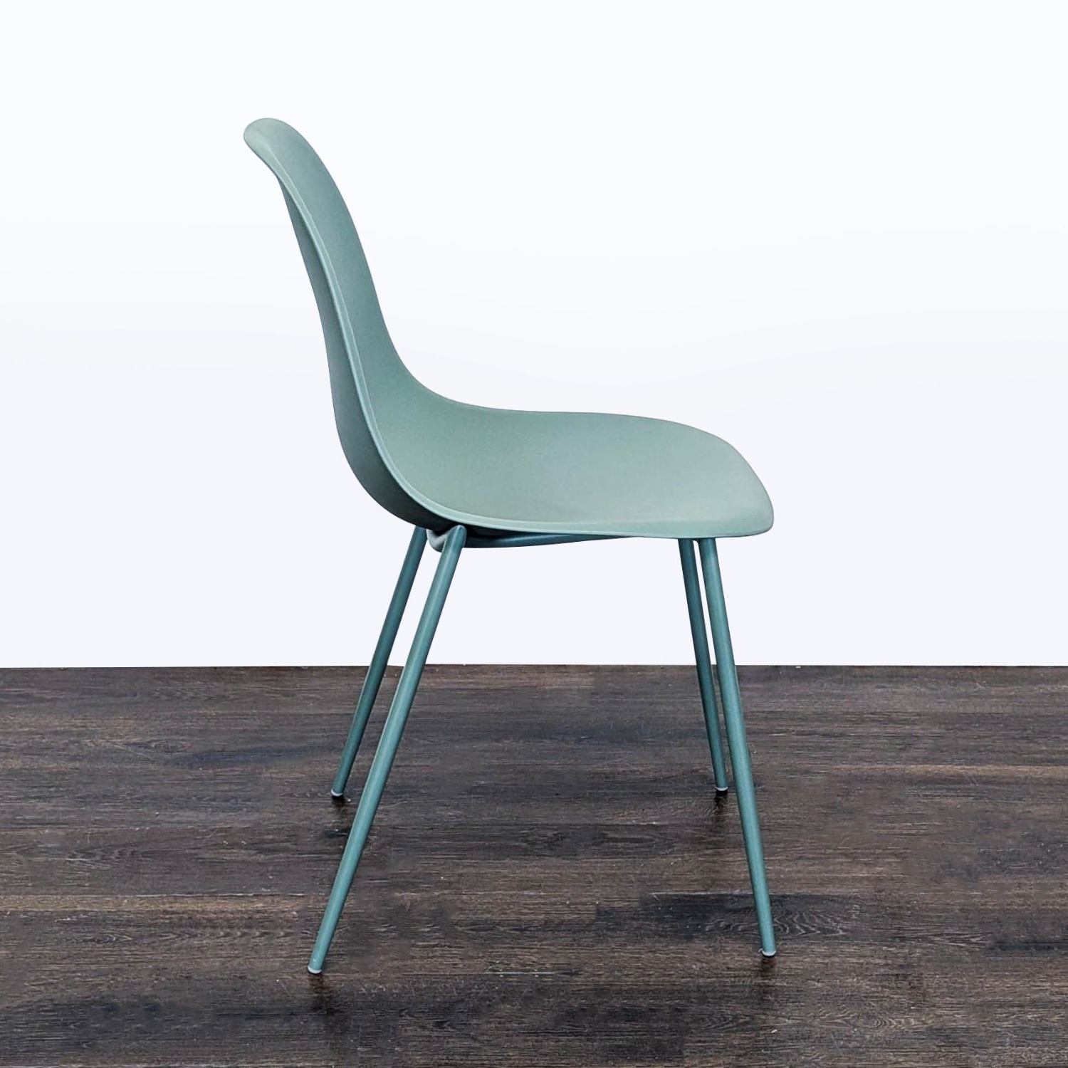 Bucket Dining Chair on Metal Frame	 - image-3