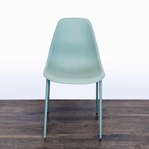 Used Bucket Dining Chair on Metal Frame for sale on AptDeco