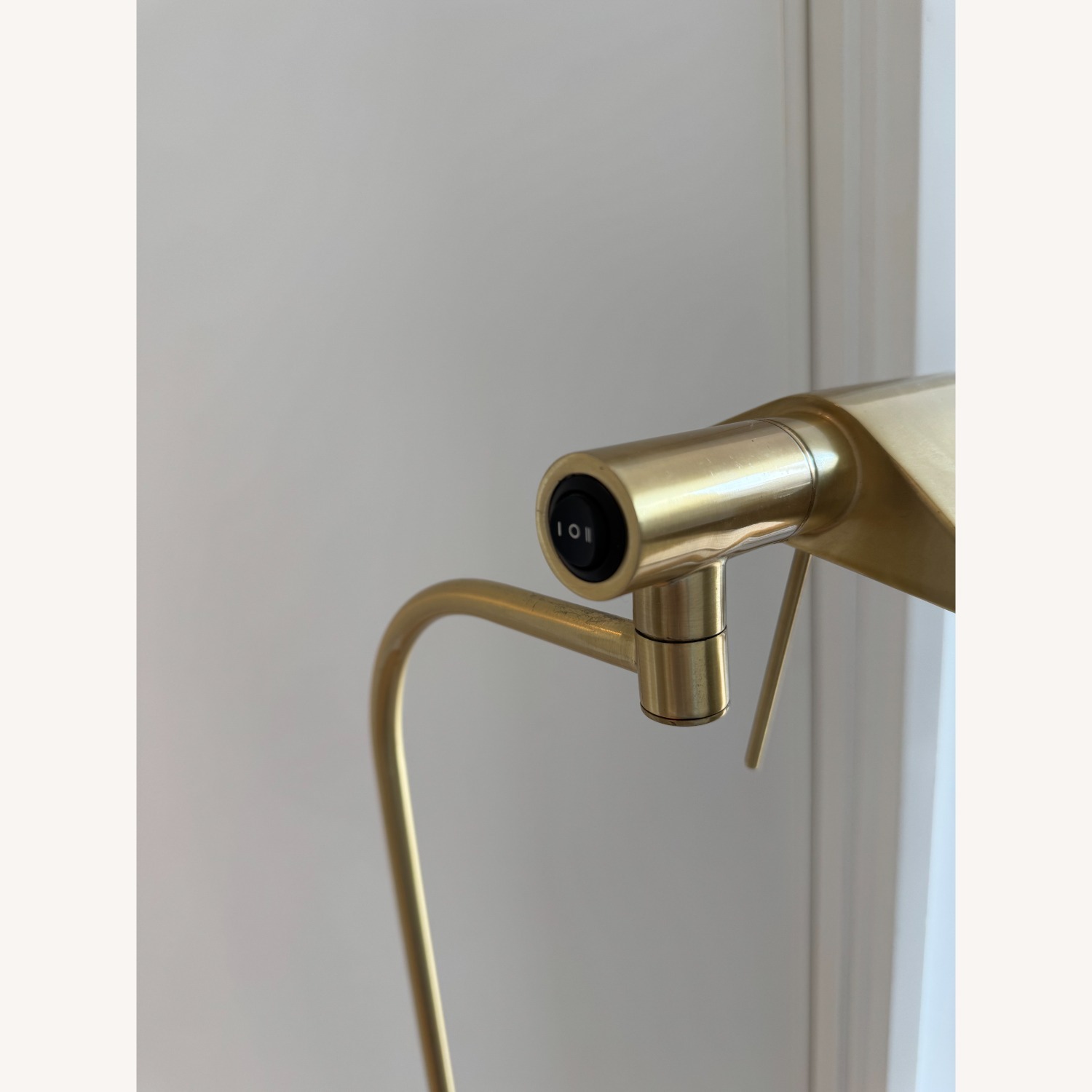 Gold Metal Floor Lamp - image-5