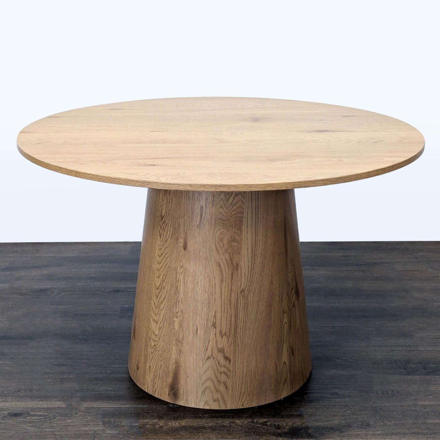 Cone Base Wood Dining Table - image-3