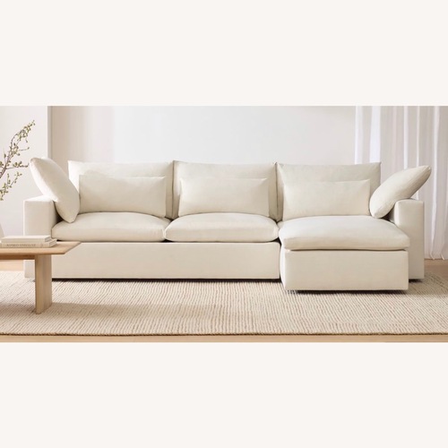Used West Elm Harmony Modular 2-Piece Chaise Sectional  for sale on AptDeco