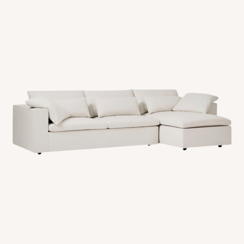 Used West Elm Harmony Modular 2-Piece Chaise Sectional  for sale on AptDeco