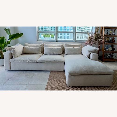 Used West Elm Harmony Modular 2-Piece Chaise Sectional  for sale on AptDeco