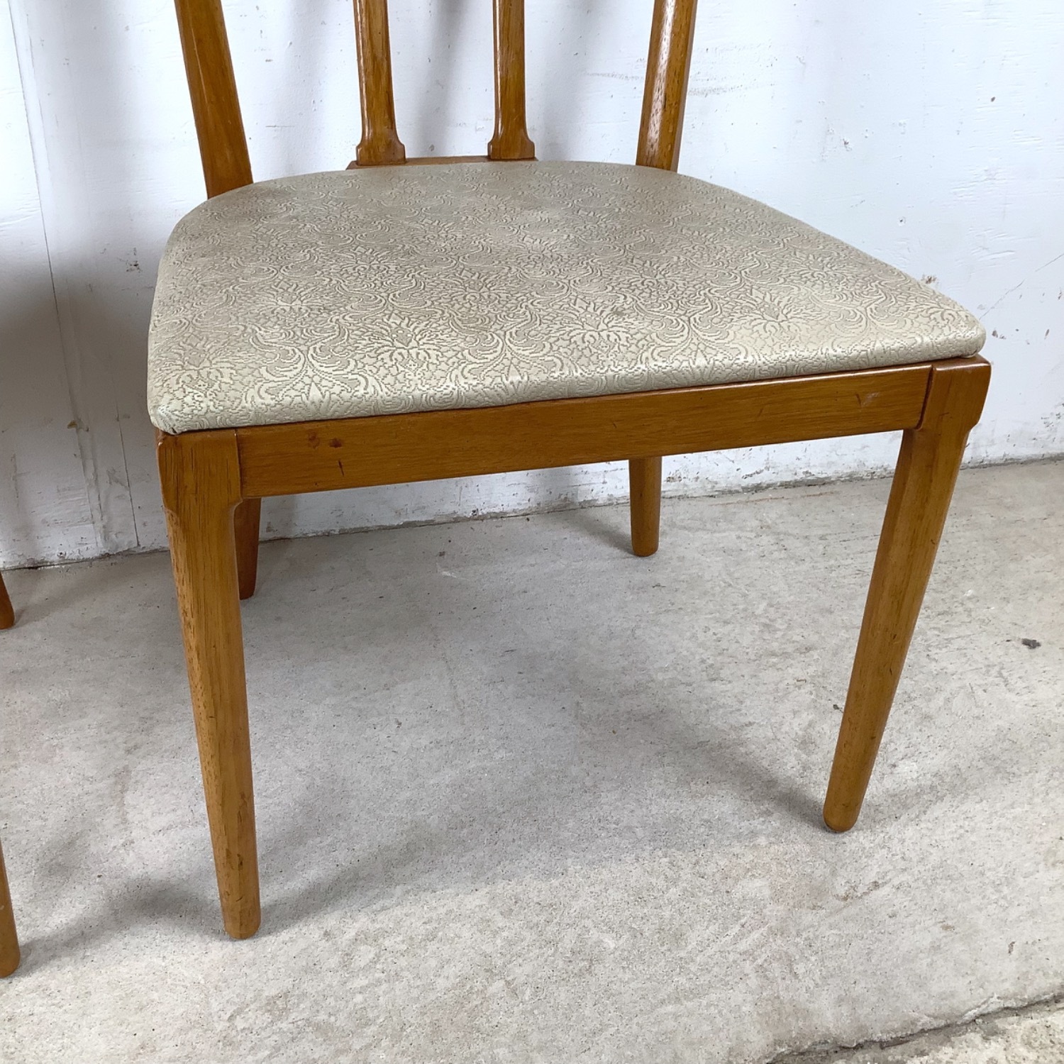 Set of Six Mid-Century Walnut Dining Chairs - image-17