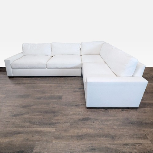 Used Restoration Hardware Maxwell White Sectional Sofa for sale on AptDeco