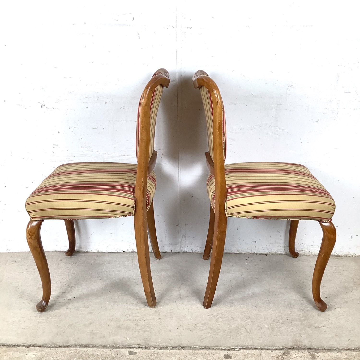 Queen Anne Dining Side Chairs, Set of Four - image-8