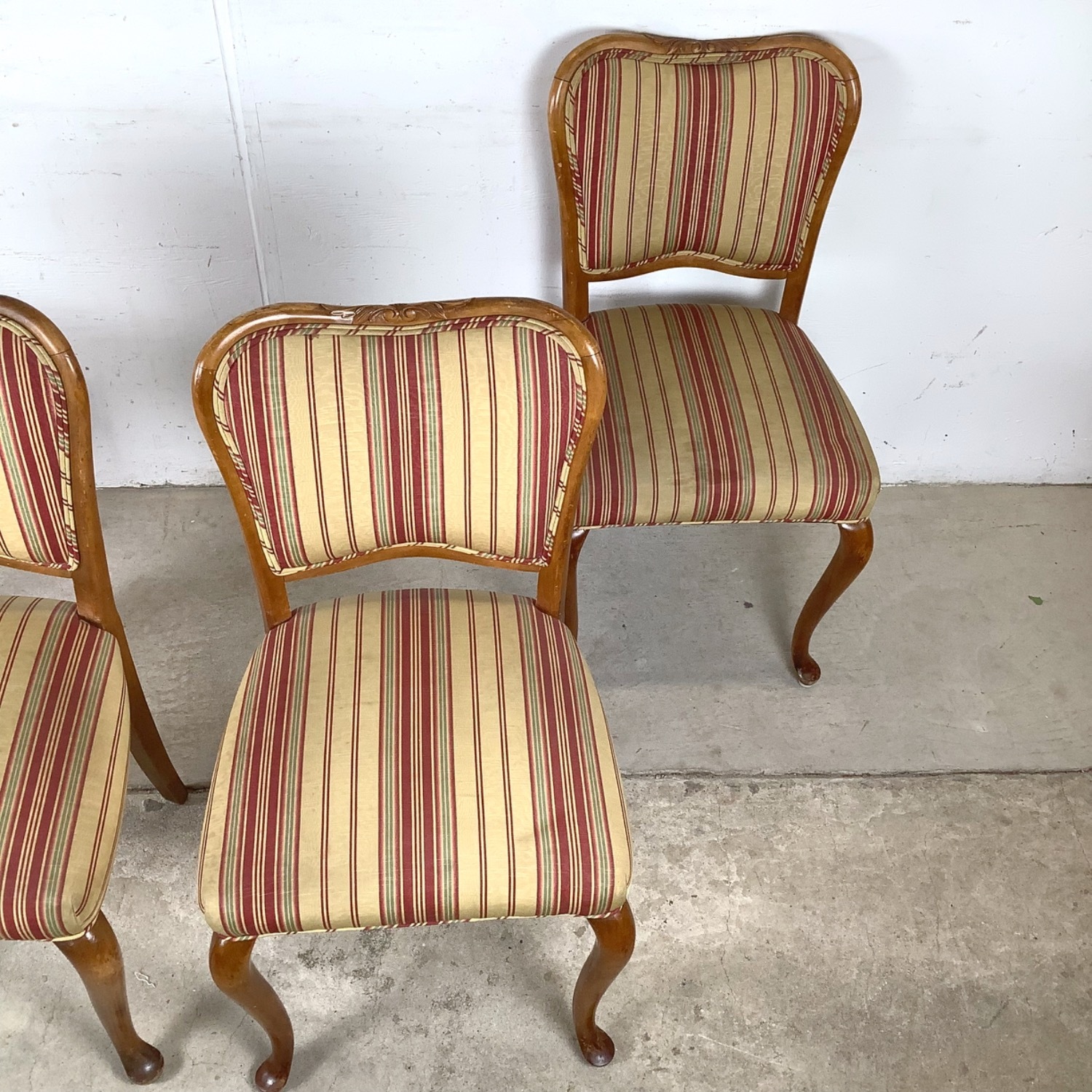 Queen Anne Dining Side Chairs, Set of Four - image-4