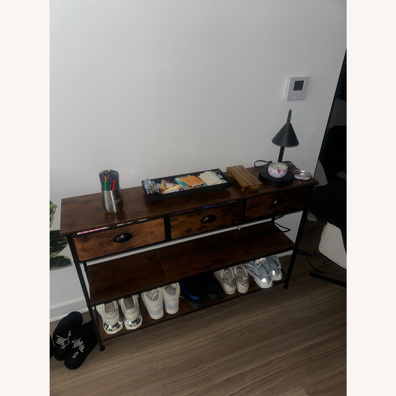 Amazon Dark Brown Wood Bookcase - image-2