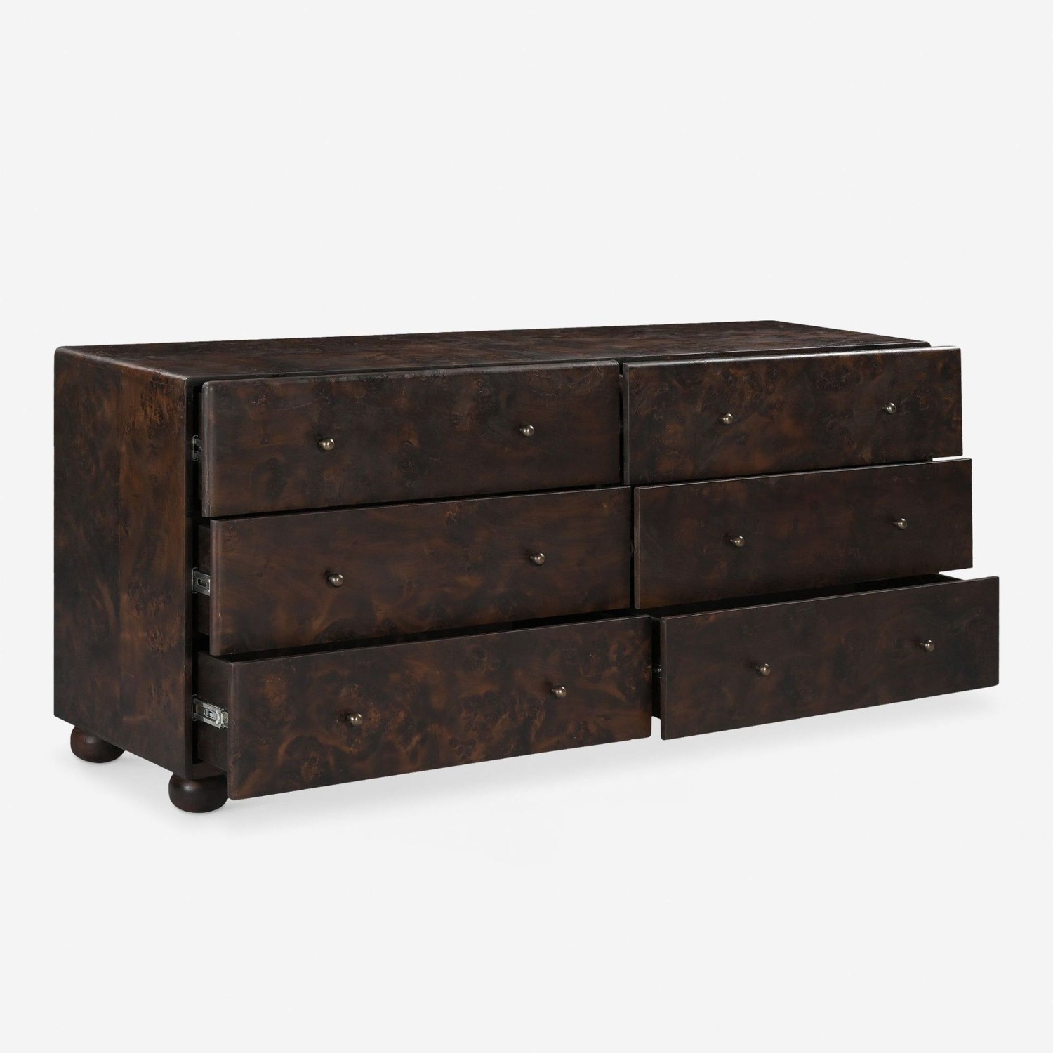 Lulu & Georgia Hobbes Dark Wood 6-Drawer Dresser - image-2
