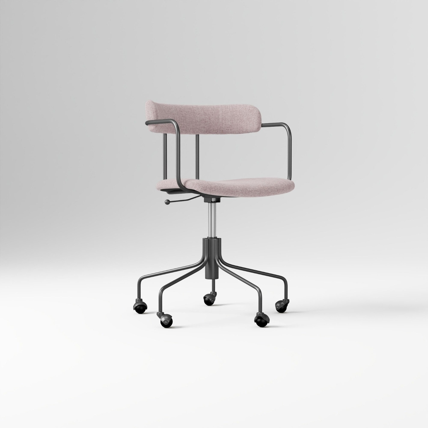 West Elm Purple Office Chair - image-6