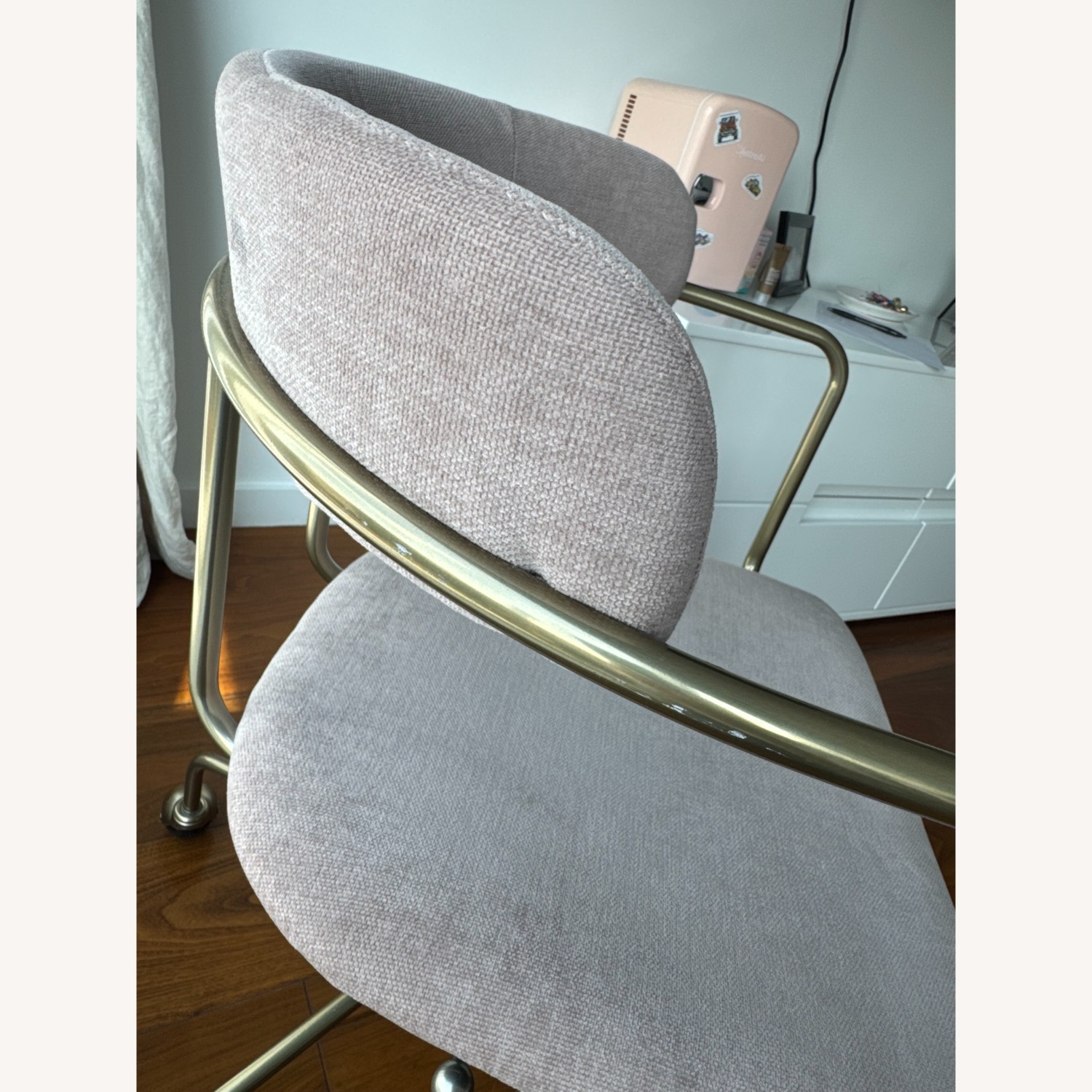 West Elm Purple Office Chair - image-5