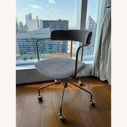 Used West Elm Purple Office Chair for sale on AptDeco