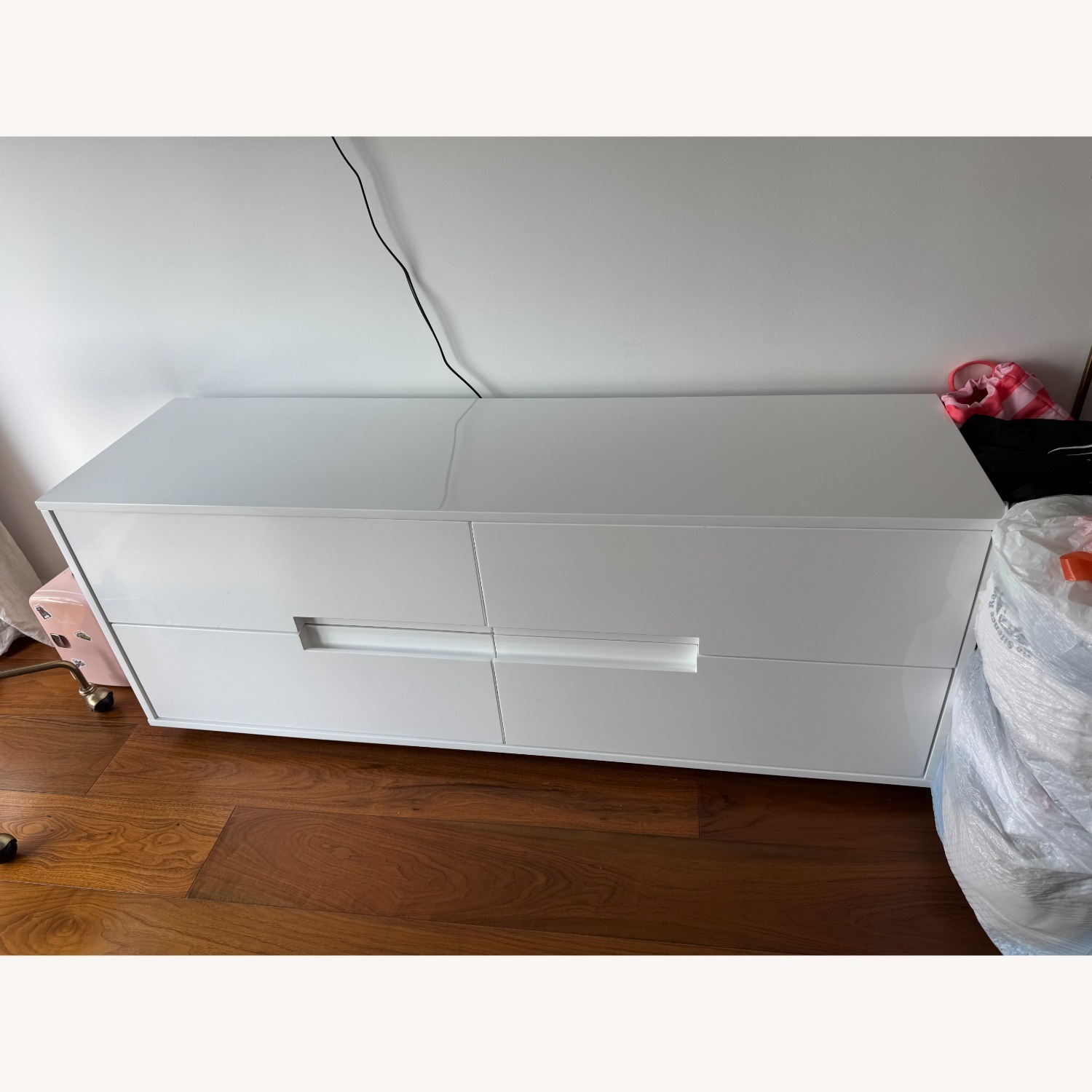 CB2 White Wood Sideboard - image-1