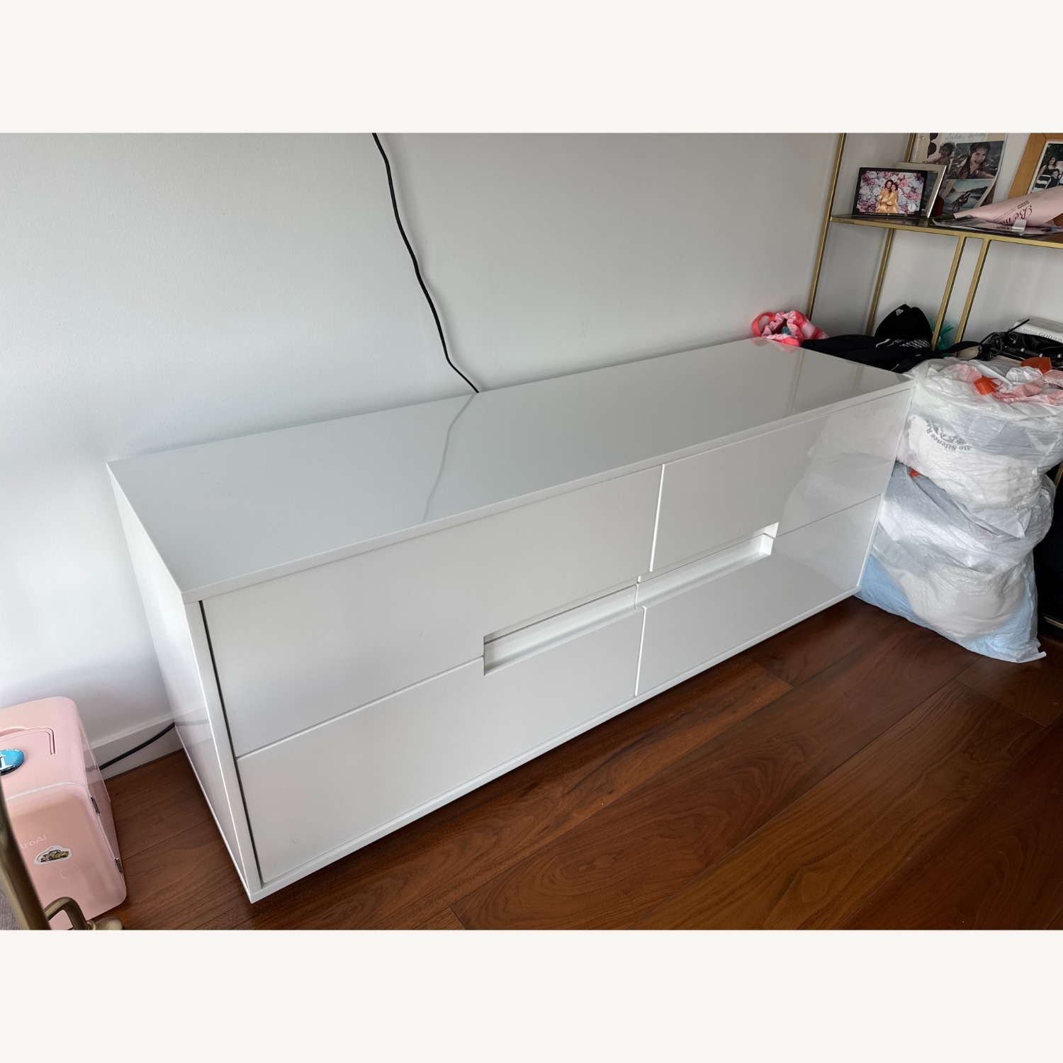 CB2 White Wood Sideboard - image-2