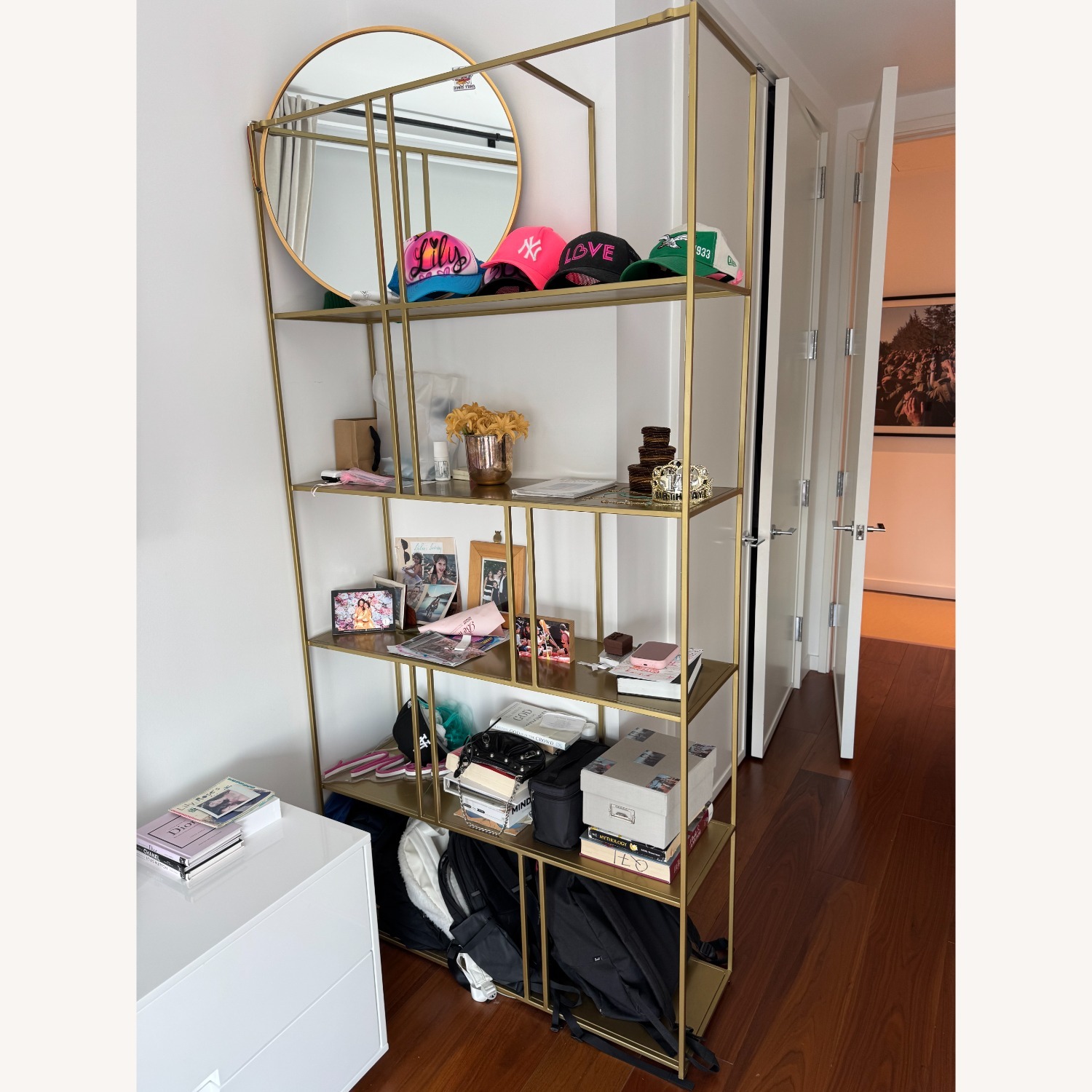 Gold Bookcase - image-1