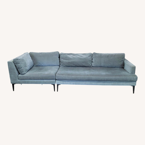 Used West Elm Andes 3-Seat Modern Grey Sofa for sale on AptDeco