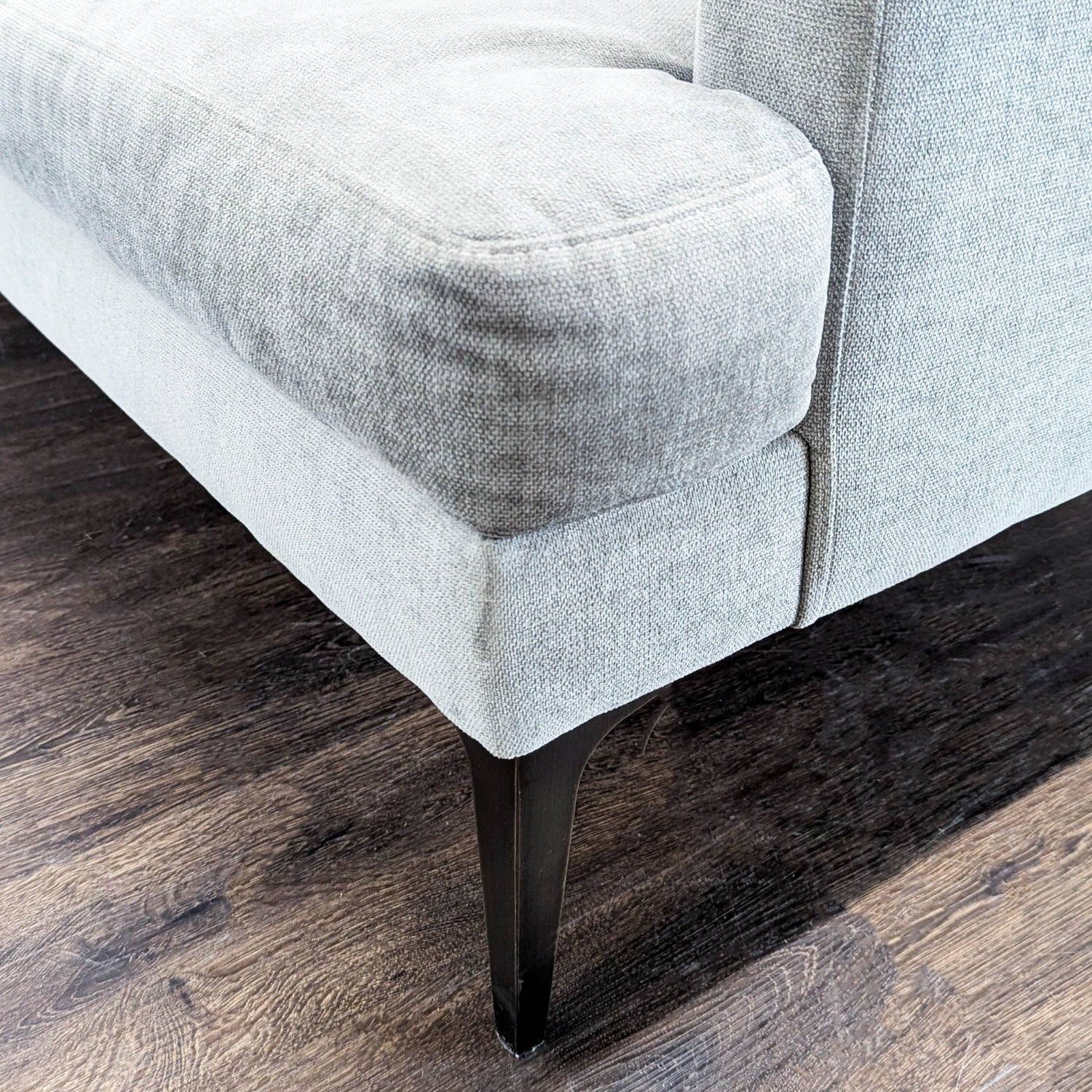 West Elm Andes 3-Seat Modern Grey Sofa - image-6