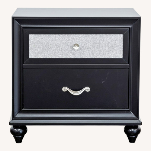 Used Coaster Barzini Two Drawer Nightstand for sale on AptDeco