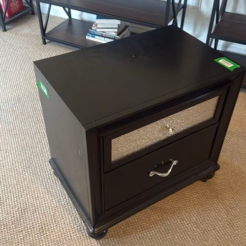 Used Coaster Barzini Two Drawer Nightstand for sale on AptDeco