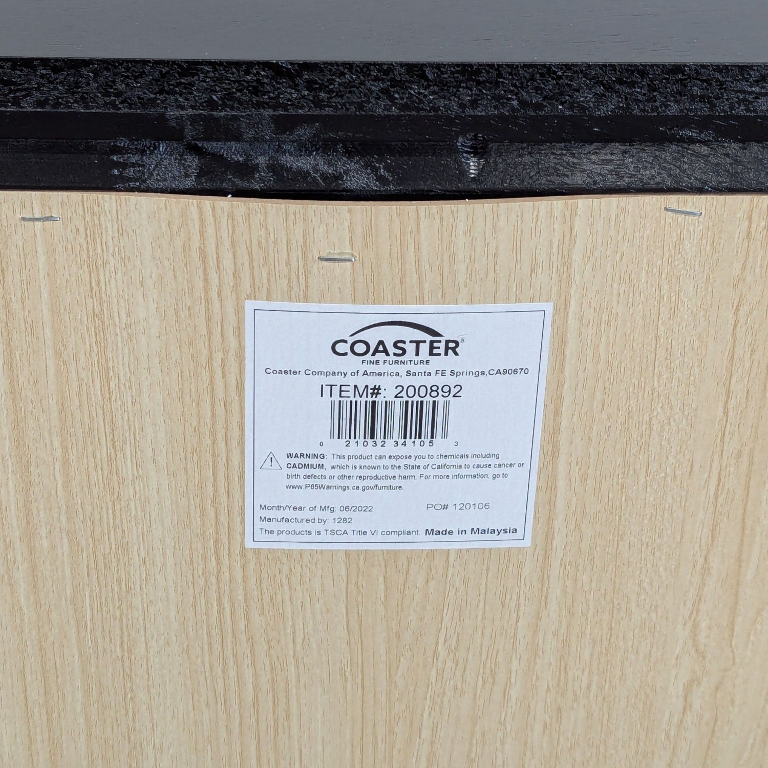 Coaster Barzini Two Drawer Nightstand - image-10