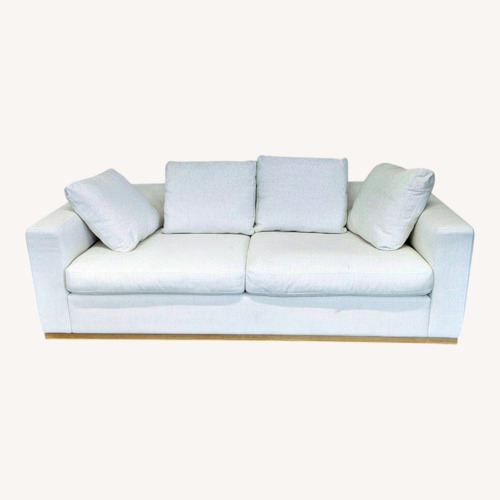 Used West Elm Newport 3-Seat Modern Cream Sofa for sale on AptDeco