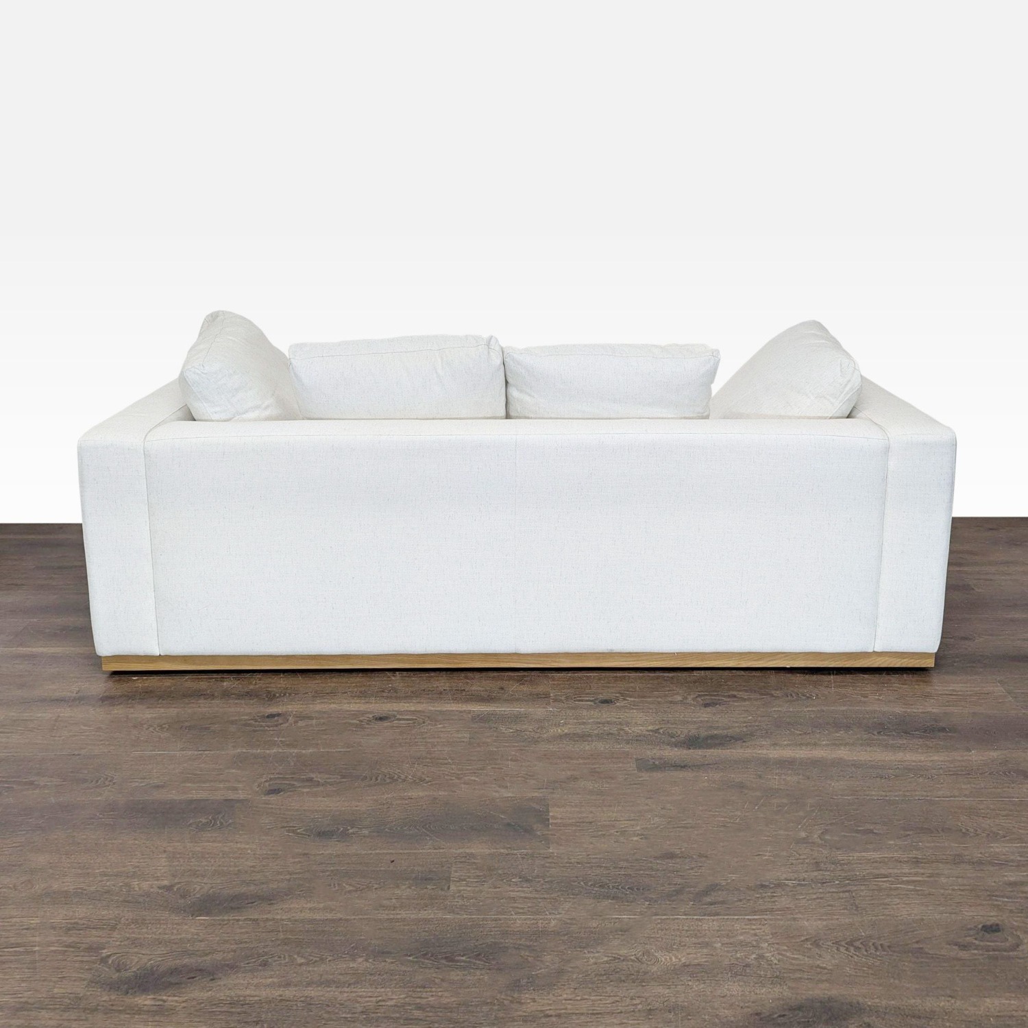 West Elm Newport 3-Seat Modern Cream Sofa - image-6