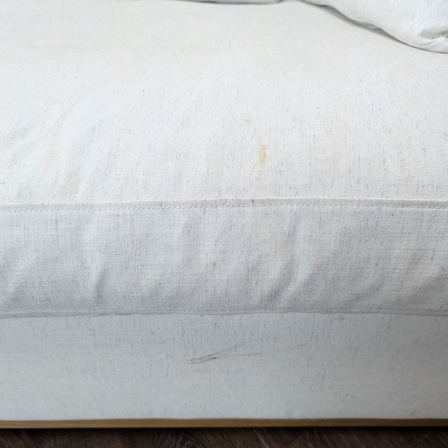 West Elm Newport 3-Seat Modern Cream Sofa - image-10