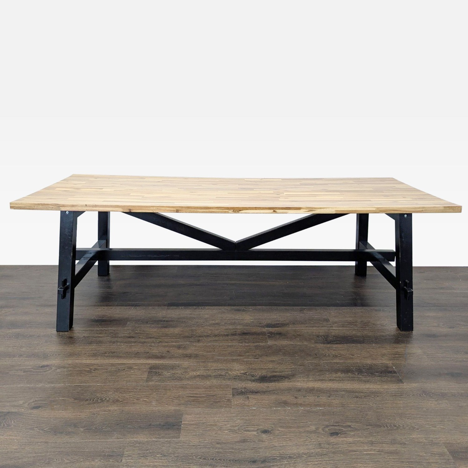 IKEA Skogsta Acacia Wood Dining Table - image-1