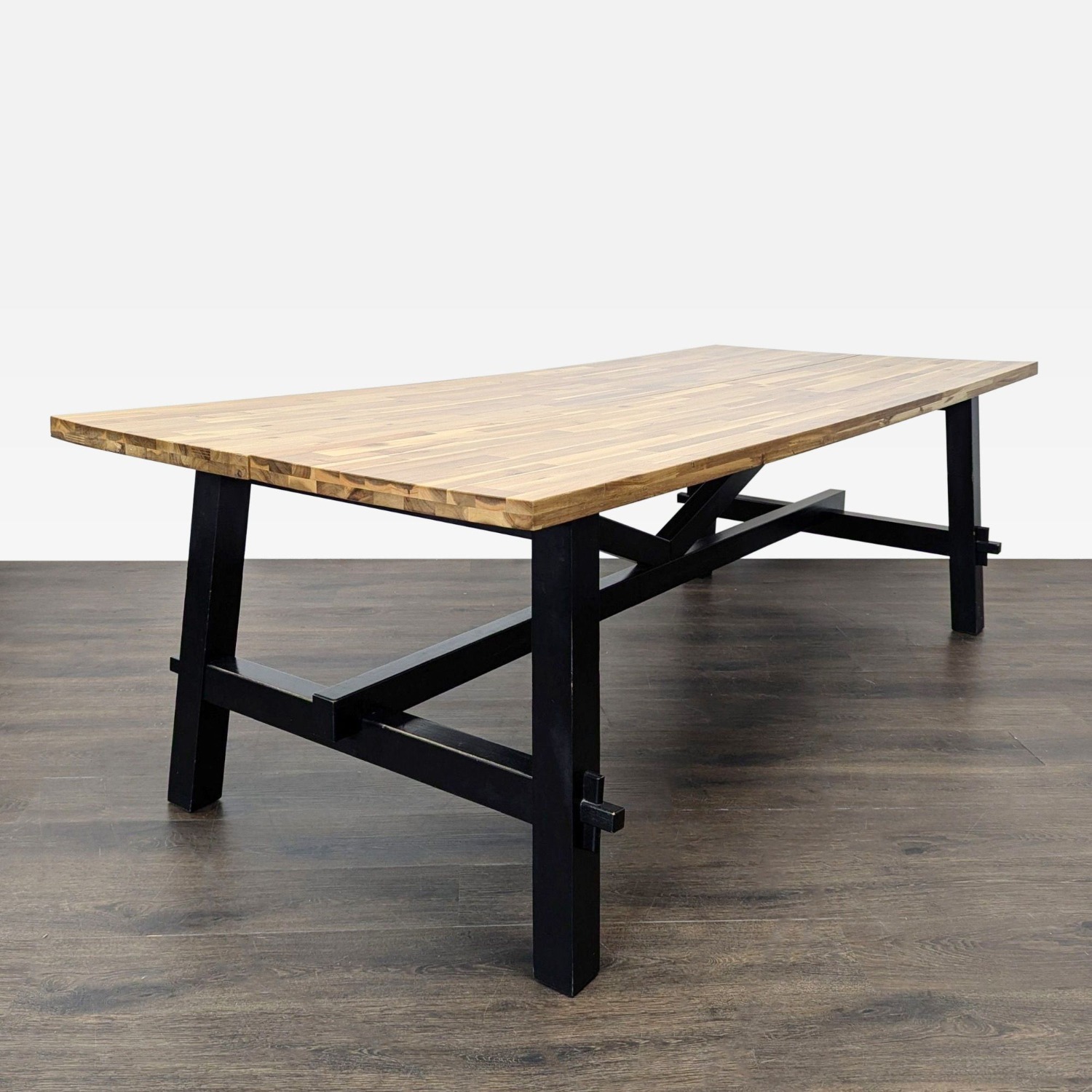 IKEA Skogsta Acacia Wood Dining Table - image-2