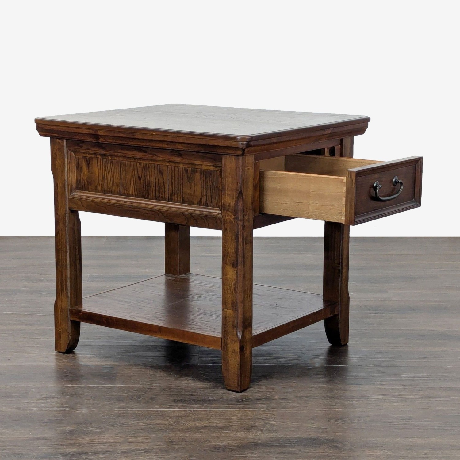 Ashley Furniture Woodboro End Table with Shelf - image-8